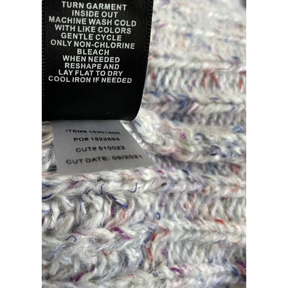 Torrid Sweater Pullover V Neck Ribbed Knit Multicolor - Picture 11 of 11